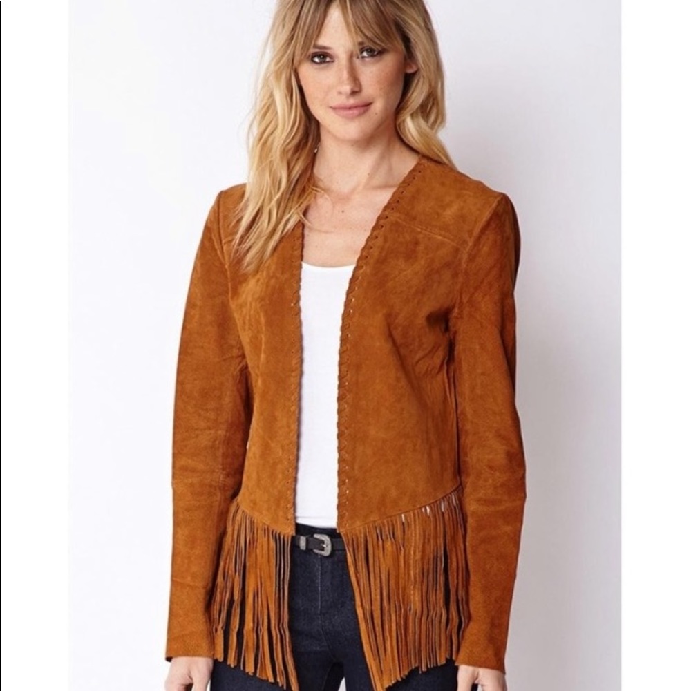 🚫SOLD🚫Fringe Jacket - Picture 1 of 5